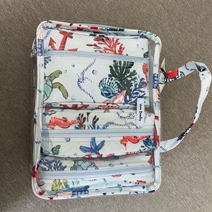 Vera Bradley 4 piece cosmetic organizer